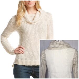 DKNY Almond Cream Turtleneck Sweater